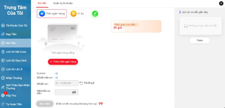 Rút tiền XX88 - 1