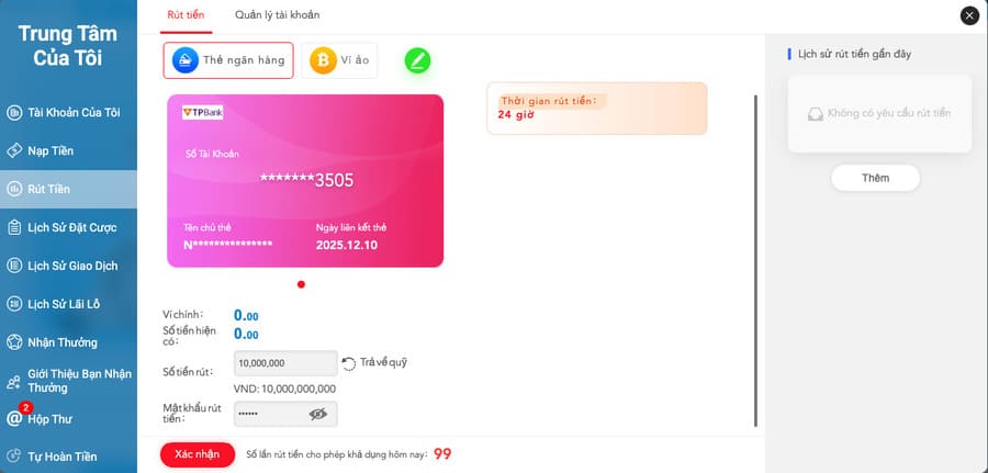 Rút tiền XX88 - 3